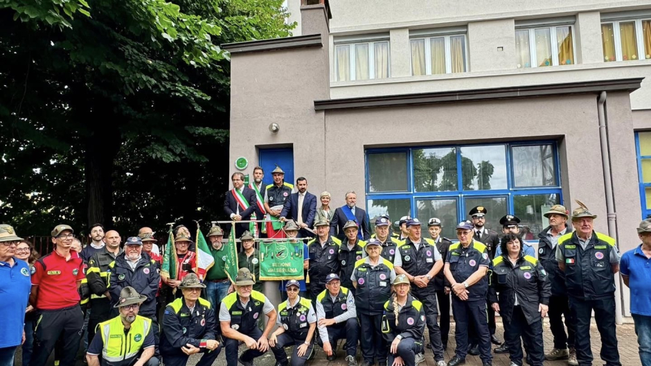 Romagnano Sesia, inaugurata  nuova sede della Protezione Civile 